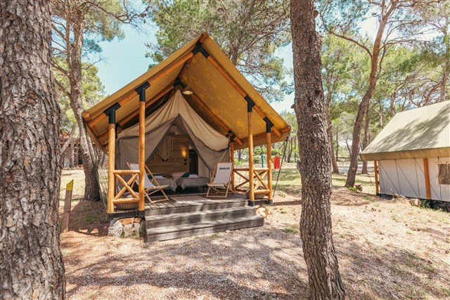 OBONJAN Island Resort - Chorvatsko, ostrov Obonjan, Glamping pro 2 osoby