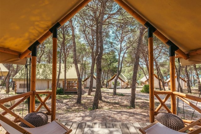 OBONJAN Island Resort - Chorvatsko, ostrov Obonjan, Glamping pro 2 osoby