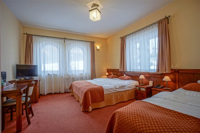 Hotel REDYK - třílůžkový pokoj s možností přistýlky - typ 3(+1)