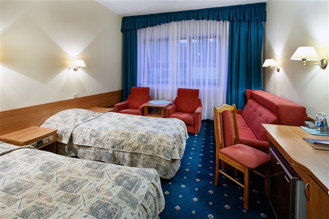 Hotel WODNIK - dvoulůžkový pokoj s možností přistýlky - typ 2(+1) Lux